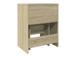Toucador e banco 60x40x113,5 cm carvalho sonoma