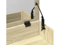 Toucador e banco 60x40x113,5 cm carvalho sonoma