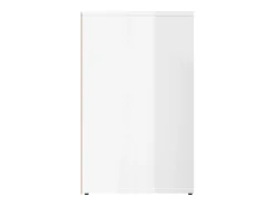 Toucador 80x40x65 cm derivados de madeira Branco brilhante