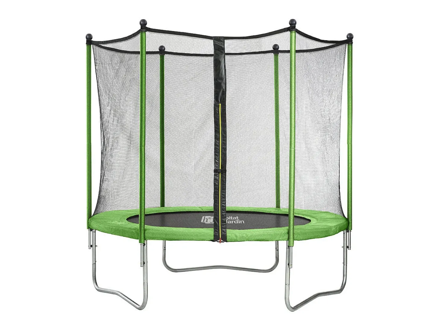 Trampolim "Yoopi 2" - Ø 3,05 m - Com rede + escada + cobertura + kit âncora