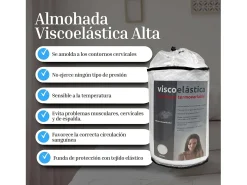 Travesseiro de alta viscosidade 135 cm Branco