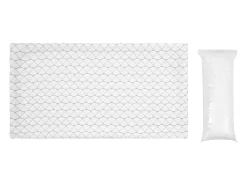 Travesseiro de Espuma com Memória SucceBuy, 90 x 48,5 cm, com Capa de Fibra Natural Removível Lavável, Bom Suporte, Conforto Ótimo, Branco