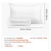 Travesseiro de Espuma com Memória SucceBuy, 74 x 48 cm, com Capa de Fibra Natural Removível Lavável, Bom Suporte, Conforto Ótimo, Branco
