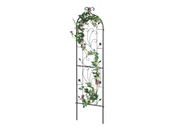 Treliça De Jardim Em Metal SucceBuy, 152.4 X 38.1Cm, Suporte Antiferrugem Para Plantas Trepadeiras