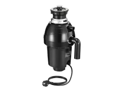 Triturador de Resíduos SucceBuy, 1CV, Sistema de Trituração de Resíduos Alimentares com Montagem EZ,3960 rpm,Equipado com Cabo de Alimentação
