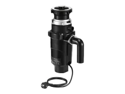 Triturador SucceBuy Triturador de Resíduos de Cozinha, 1/2 CV, Sistema de Trituração de Resíduos Alimentares, 3820 rpm, com Cabo de Alimentação