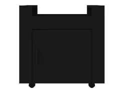 Trólei de secretária 60x45x60 cm derivados de madeira preto