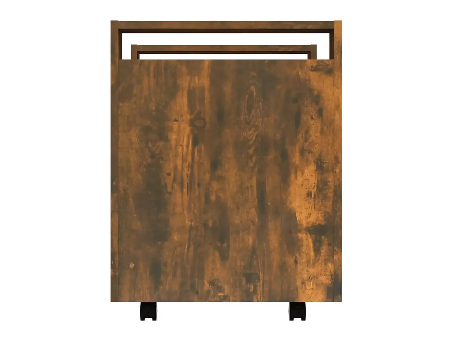 Trólei secretária 60x45x60 cm derivados madeira carvalho fumado