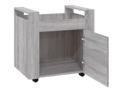 Trólei secretária 60x45x60 cm derivados madeira sonoma cinza