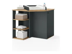 Trocador antracite/artesanal 85x85x77.3 kristian