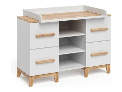 Trocador branco/artesanal 133x70x98 malia