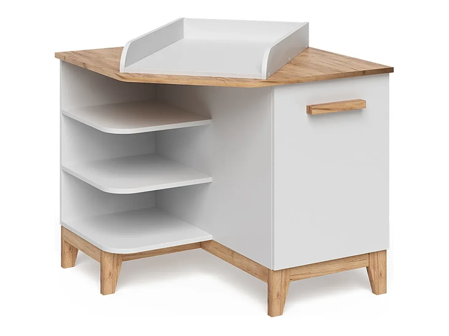 Trocador branco/artesanal 85x85x85.2 malia