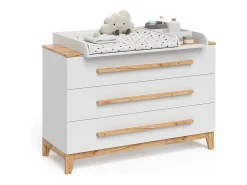 Trocador branco/artesanal 133.2x70x98 malia