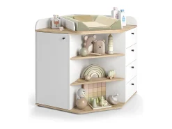 Trocador branco/artesanal 85x85x90 aria