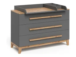 Trocador cinza/artesanal 133.2x70x98 malia