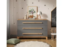 Trocador cinza/artesanal 133.2x70x98 malia