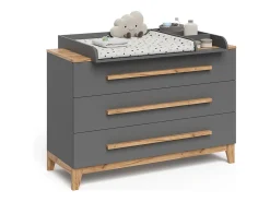 Trocador cinza/artesanal 133.2x70x98 malia