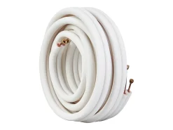 Tubo SucceBuy Conjunto de Mini-Linhas Divididas 6,4 x 9,5 x 15240 mm, Tubos de Cobre Isolados para Corrente Alternativa