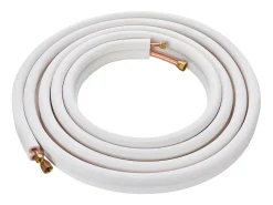 Tubo SucceBuy Conjunto de Mini-Linhas Divididas 6,4 x 9,5 x 7620 mm, Tubos de Cobre Isolados para Ar Condicionado sem Duto