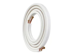 Tubo SucceBuy Conjunto de Mini-Linhas Divididas 6,4 x 9,5 x 7620 mm, Tubos de Cobre Isolados para Ar Condicionado sem Duto