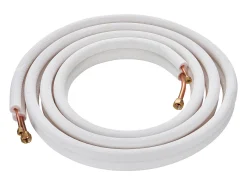 Tubo SucceBuy Kit de Linhas Mini Split 6,4 x 12,7 mm x 4876,8 mm Tubo de Cobre para AC com Cabo de Ligação