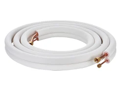 Tubo SucceBuy Kit de Linhas Mini Split 6,4 x 12,7 mm x 4876,8 mm Tubo de Cobre para AC com Cabo de Ligação