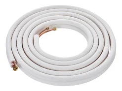 Tubo SucceBuy Kit de Linhas Mini Split 6,4 x 9,5 x 7620 mm Tubo de Cobre para AC com Cabo de Ligação