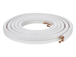 Tubo SucceBuy Kit de Linhas Mini Split 6,4 x 9,5 x 7620 mm Tubo de Cobre para AC com Cabo de Ligação