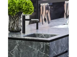 Ultrate Misturador para lava-loiça preto e cromado Essebagno