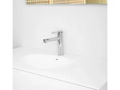 Ultrate torneira misturadora baixa cromada para lavatório Essebagno