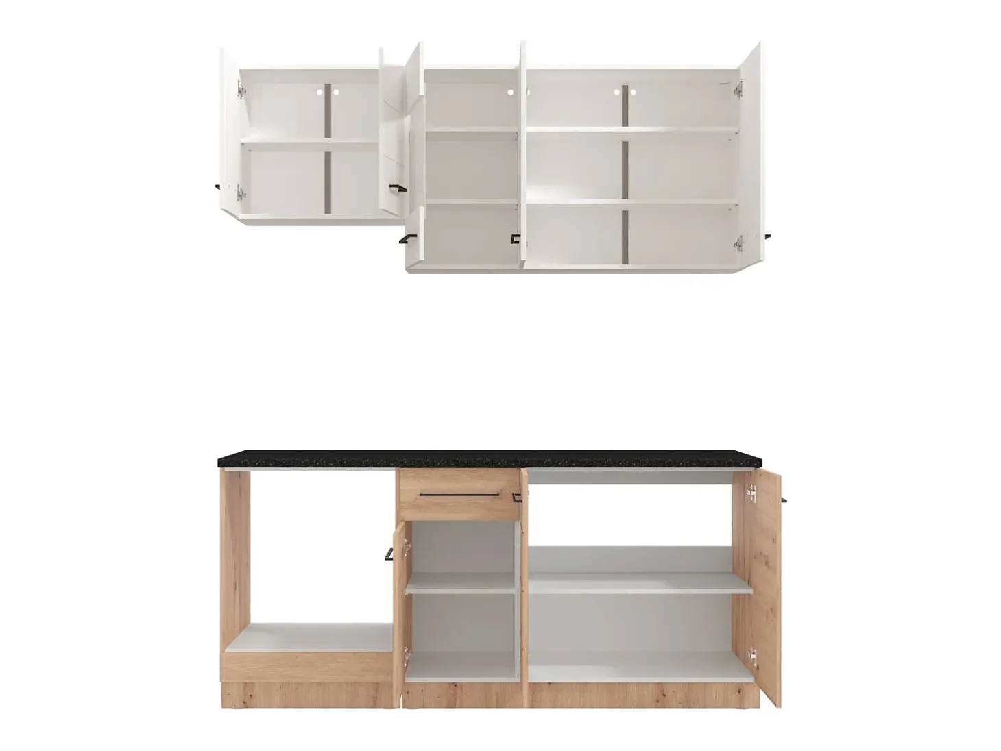 Unidade de Cozinha 180 cm Branco