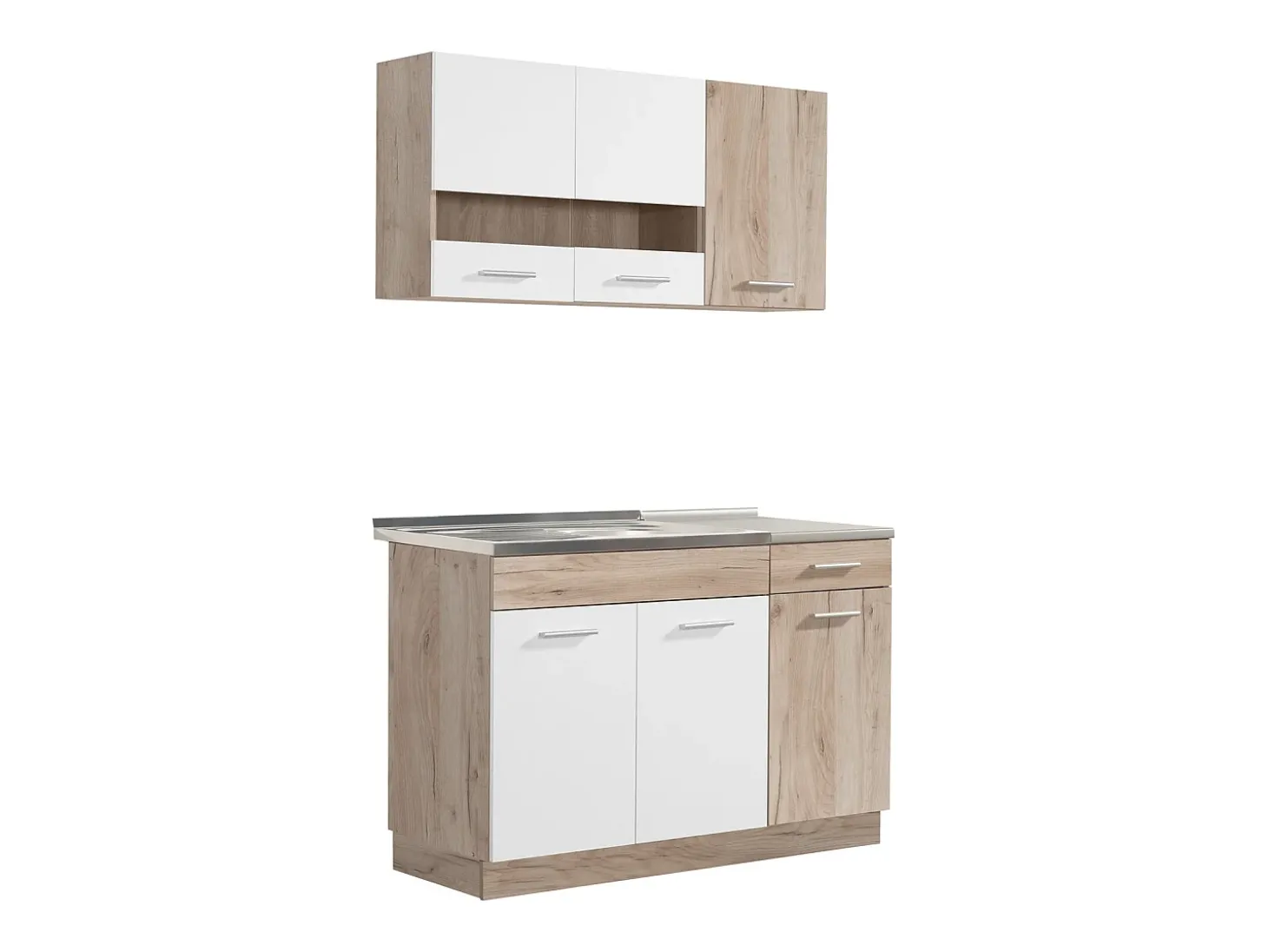 Unidade de cozinha 120x84x60 cm Branco Cozinha Moderna