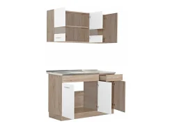 Unidade de cozinha 120x84x60 cm Branco Cozinha Moderna
