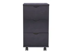 Unidade de gavetas 33x45x60 cm preto