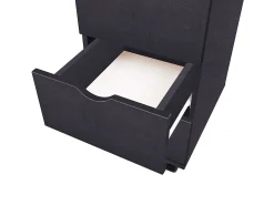 Unidade de gavetas 33x45x60 cm preto