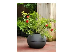 Vaso de flores Bola D40 Cinza Granito