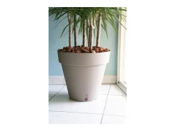 Vaso de flores Loft redondo multicolor Ø 50 cm com reservatório de água integrado - Interior e exterior