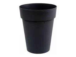 Vaso de flores redondo Toscana Ø 44 x A.53 cm - Antracite