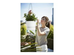Vaso de Flores Suspenso Exterior Branco Ø 24 x A 20 cm ELHO Greenville Suspensão 24