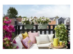 Vaso de flores Vibia Campana Flower Bridge 40 Verde Pistache Varanda Exterior 26 x 39 x 22 cm
