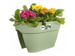 Vaso de flores Vibia Campana Flower Bridge 40 Verde Pistache Varanda Exterior 26 x 39 x 22 cm
