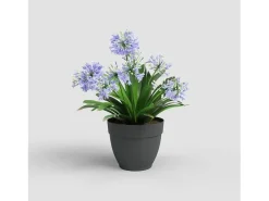 Vaso de jardim Capri Campana 35cm antracite Artevasi - 20L