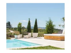 Vaso de jardim Capri Campana 35cm antracite Artevasi - 20L