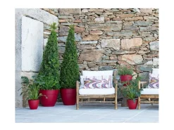 Vaso de jardim Capri Campana 35cm antracite Artevasi - 20L
