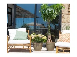 Vaso de jardim Capri Campana 35cm antracite Artevasi - 20L