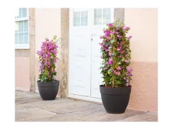 Vaso de jardim Capri Campana 35cm antracite Artevasi - 20L