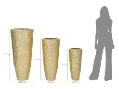 Vaso Glasy Tris Cm Ø50,8X114,9-40X92,7-29,8X70,5