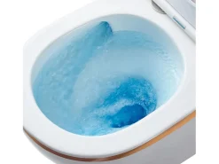 Vaso Sanitário Suspenso Rea Carlo Mini Tornado/Dur/Flat/Zm White Gold
