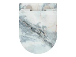 Vaso Sanitário Suspenso Rea Carlos Duroplast/Slim/Zm Granit Shiny Grey