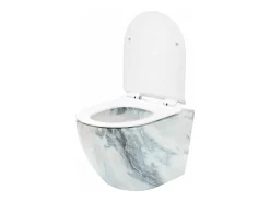 Vaso Sanitário Suspenso Rea Carlos Duroplast/Slim/Zm Granit Shiny Grey